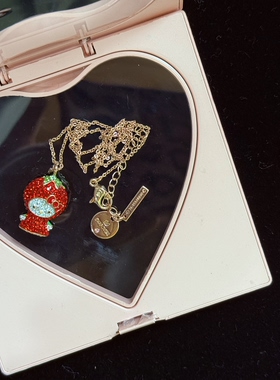 2025年新品 女生项链 草莓猫猫 菠萝猫猫