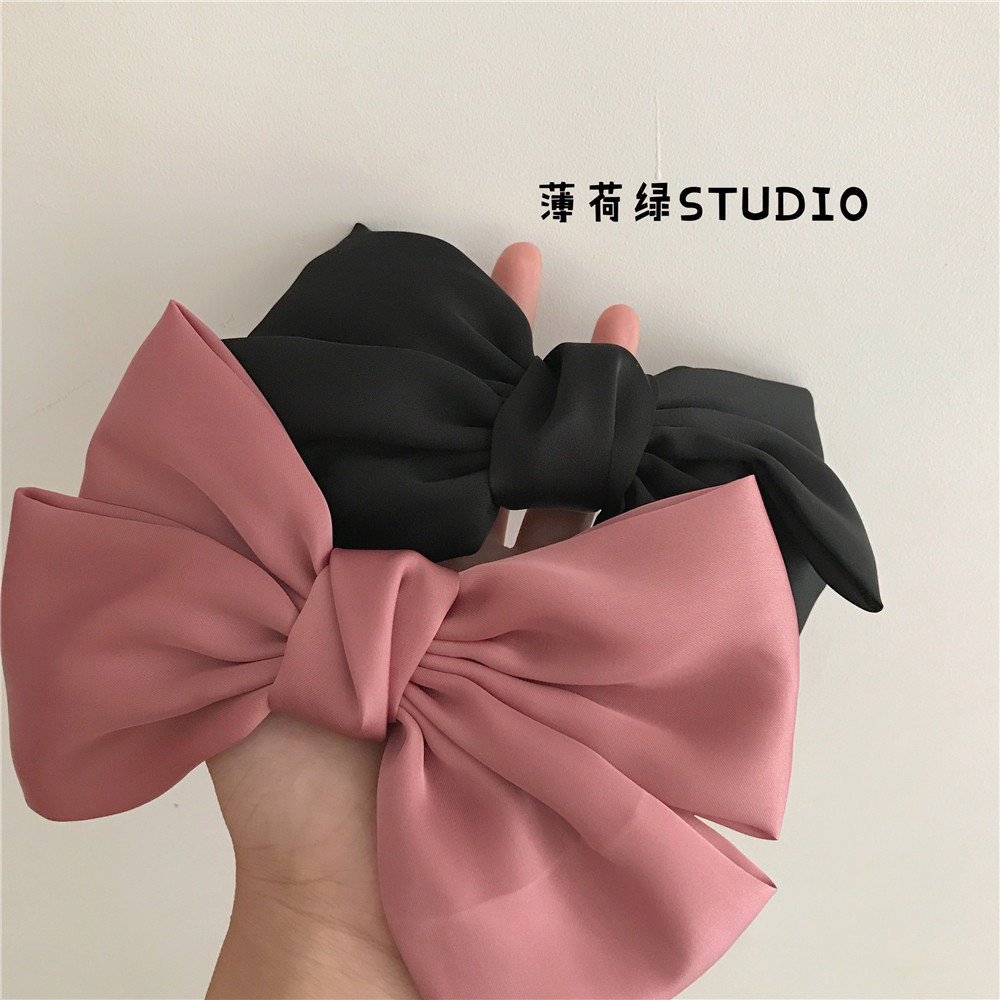 「日系大蝴蝶结发夹」百搭少女发卡lolita甜美绸面发饰弹簧边夹,饰品/流行首饰/时尚饰品新,发饰,淘宝优惠券,粉丝福利购,淘宝优惠卷