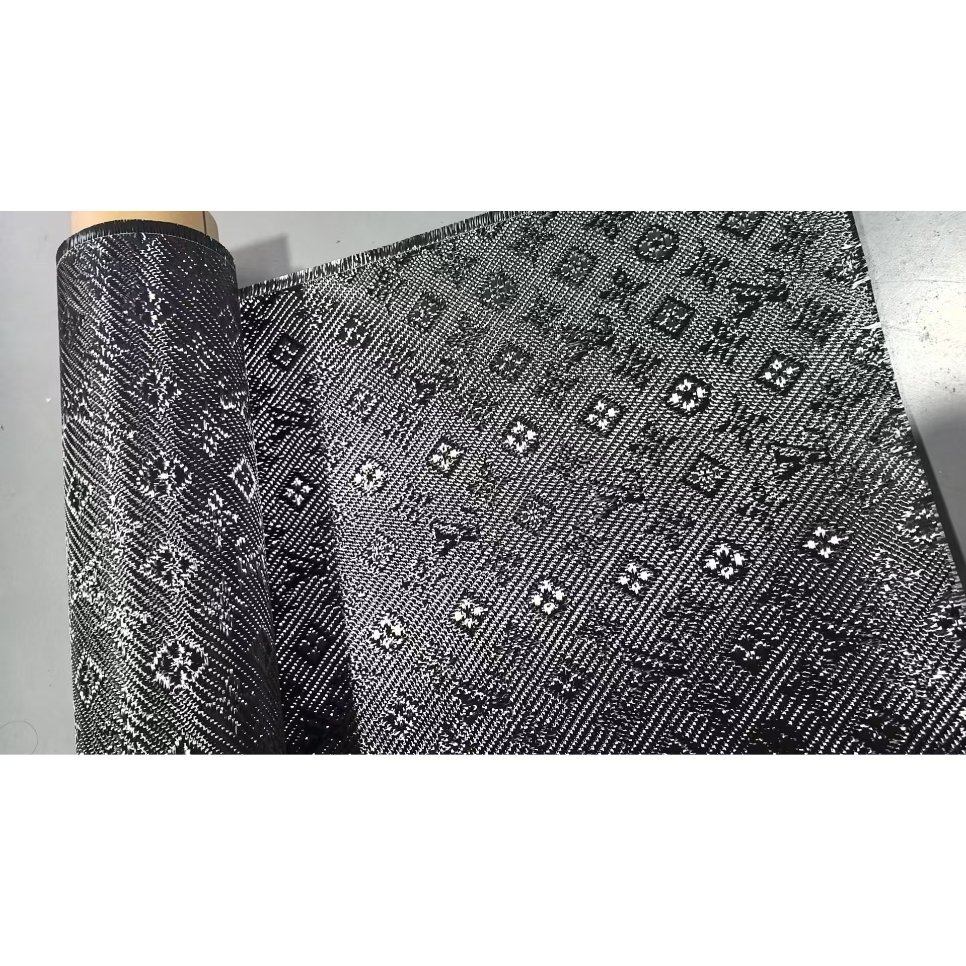 进口3K 240g 碳纤维布 LU提花 汽车内饰后视镜碳纤维DIY 不带胶