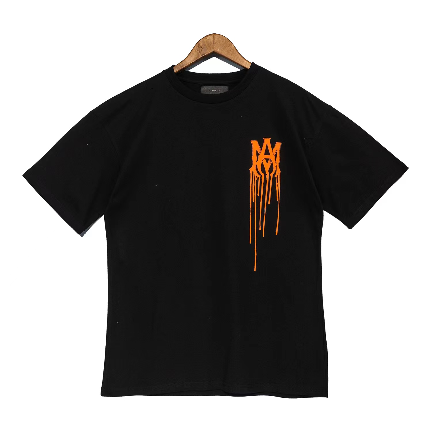 thumbnail for Meichao Crystal Ball Print High Quality 230g Double Yarn pure cotton Casual Short Sleeve T-Shirt Men and Women Couple Loose High Street