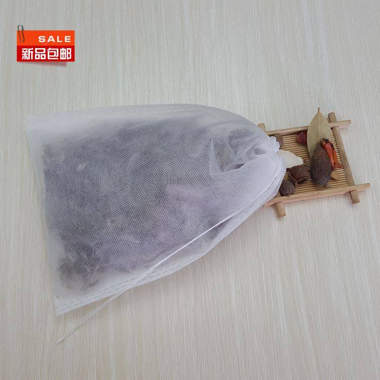 100片16*21cm无纺布隔渣袋煎药袋过滤袋卤料袋调料包煲汤袋中药袋