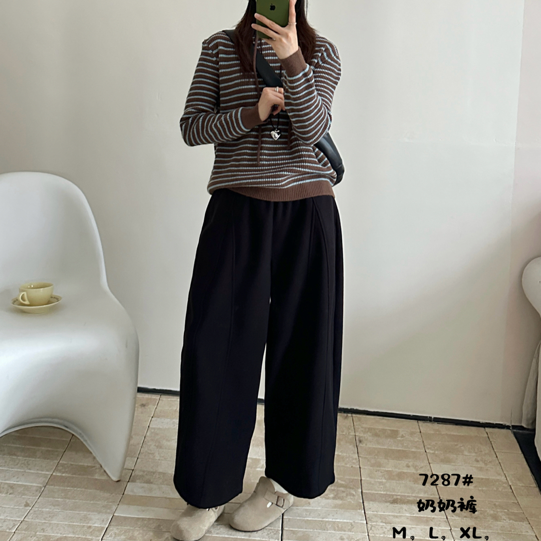 秋冬装新款廓形运动裤