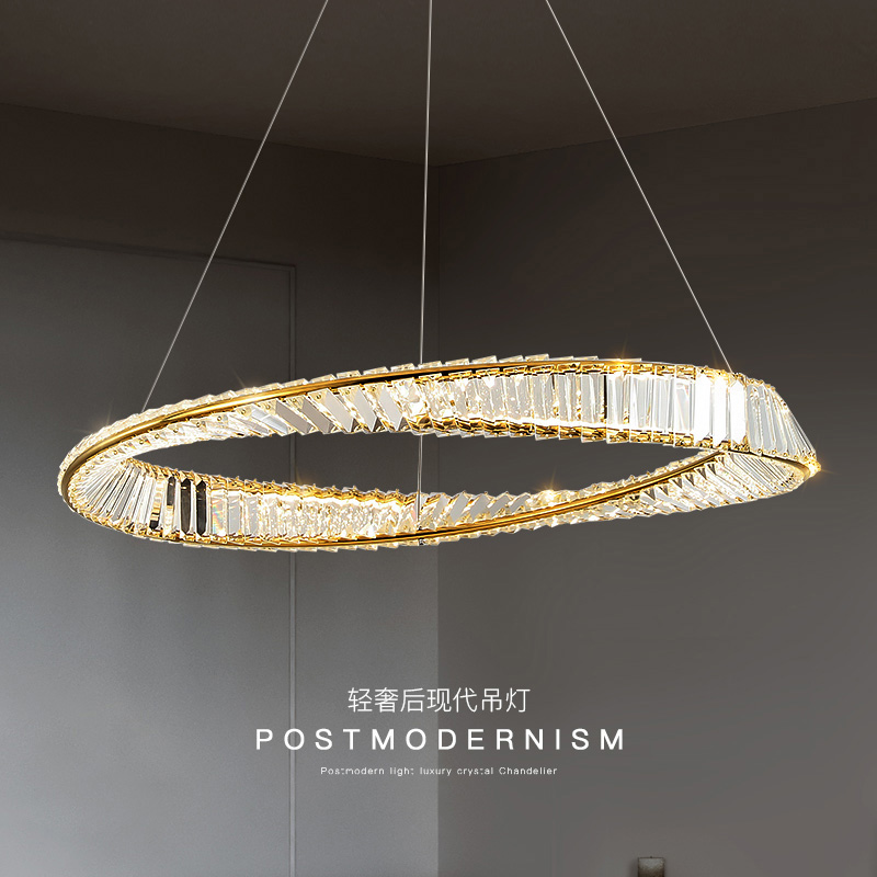 轻奢客厅吊灯简约大气水晶灯艺术吊灯餐厅卧室吊灯2024年新款灯具