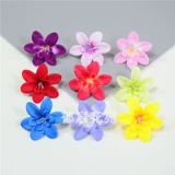 Шапка ручной работы, аксессуар для волос для невесты, декор, орхидея, в цветочек