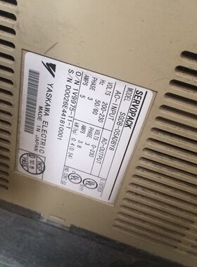 SGDB-05ADBY8安川驱动器二手进口驱动器 专业销售维修一体化