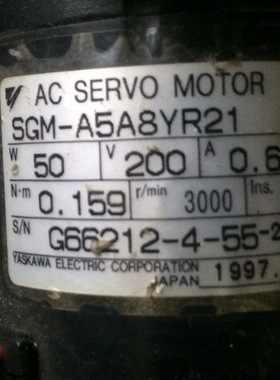SGM-A5A8YR21   二手安川电机  专业销售维修一体化