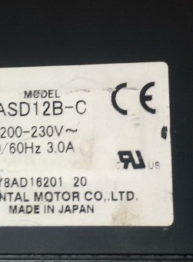 二手步进驱动器ASD12B-C