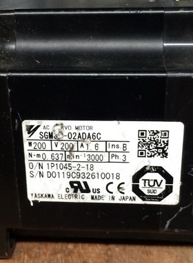 SGMJV-02ADA6C   二手  安川电机  专业销售维修一体化