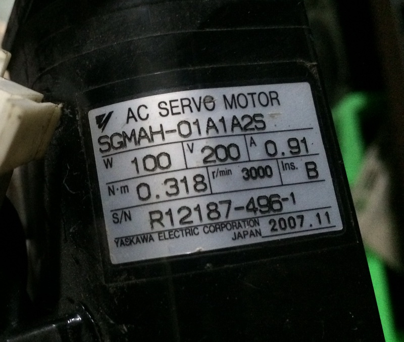 二手SGMAH-01A1A2S电机安川