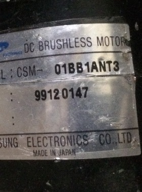 CSM-01BB1ANT3    二手三星电机带VRSF-S9B-100-SPT