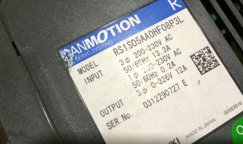 RS1S05AA0HF08P3L  二手三洋驱动器