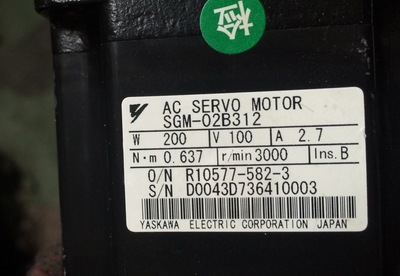 二手SGM-02B312电机安川
