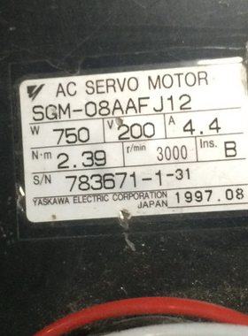 SGM-08AAFJ12二手电机安川