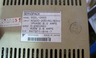 SGDL 二手安川驱动器 04AS
