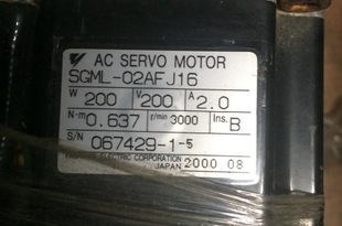 二手安川电机带1 5减速机 02AFJ16 SGML