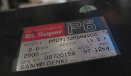 P60B13200HBV00二手三洋电机