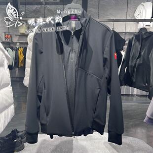 安踏冠军全天候春新款加绒修身男针织运动上衣外套夹克152510710