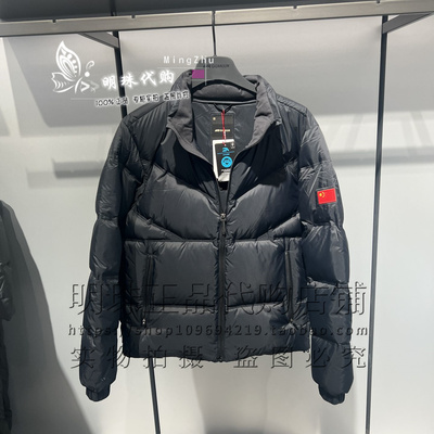 安踏2024冬款男士保暖短款羽绒服
