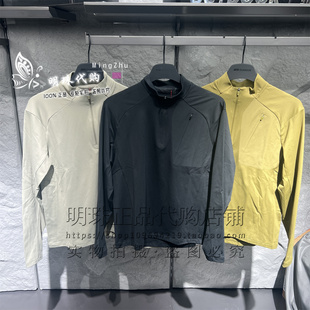 152610417 针织衫 安踏冠军旅行系列2026春男款 立领抑制细菌长袖