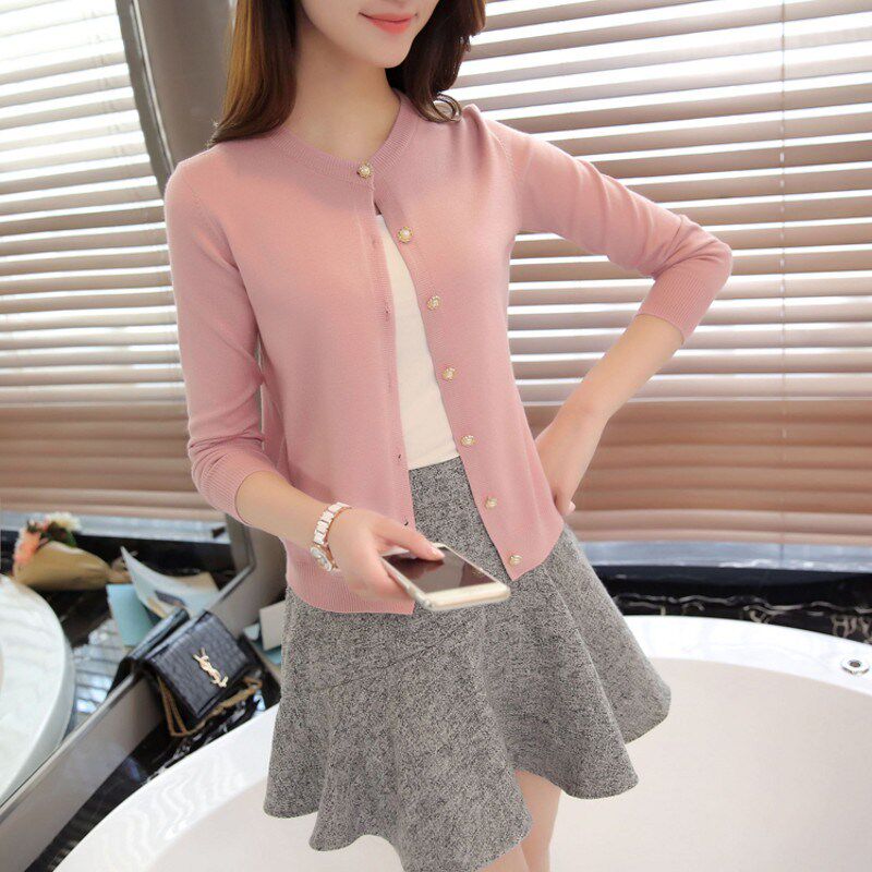 Sweater have cash less than that is registered in the accounts 2017 spring and autumn new pattern Easy Thin section sweater 20-40 middle age mom coat Cardiganin the Women's clothing/Boutique , Wool sweater  category - from Buy2taobao.com to provide professional Taobao agent buy service