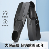 硅胶长脚蹼专业成人男女通用游泳潜水神器助力加速装 备柔软