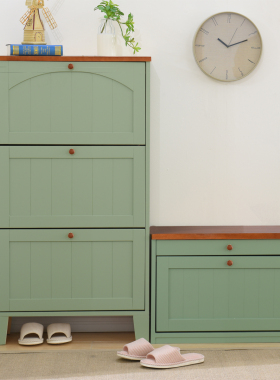 超薄17/25CM纯实木55-60-70-80-90-85CM实木鞋柜2026新款小户型窄