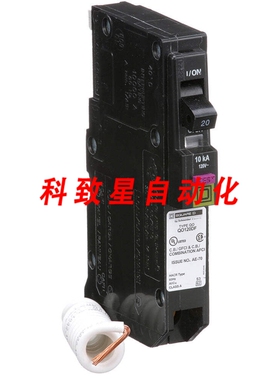 工业配件QO120DF0A 120V 1 POLE 双功能 AFCI/GFCI断路器插头-