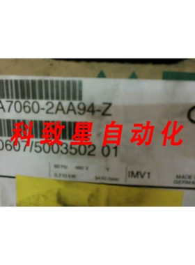 工业配件1LA7060AA94-Z GP电机460VAC 60HZ M61-12 TEFC 3410RPM