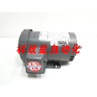 工业配件US MOTORS U1P2DC UTE FD07 MOTOR 143TC 3PH 1HP 1755RP