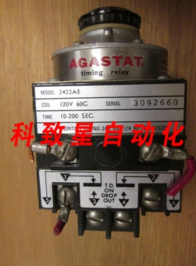 工业配件TIMER 2422AE 范围 1000 秒 120V 60HZ