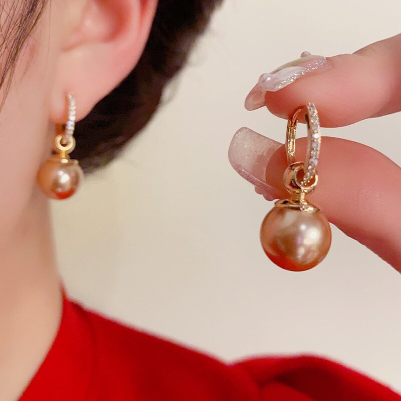 【新年不打烊】韩式简约时尚珍珠耳扣小众设计气质百搭名媛风耳环