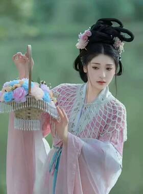 簪花入梦道具舞蹈篮手工
