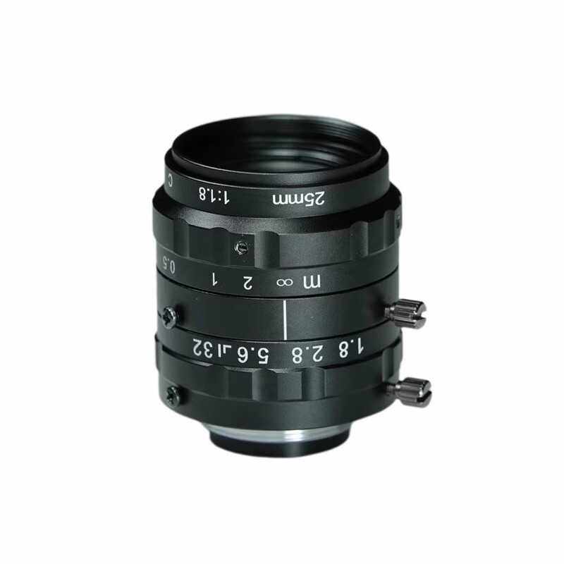 2/3英寸1000万像素25mm低畸变机器视觉C接口高清FA工业定焦镜头