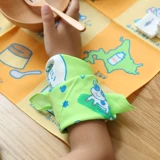 Детский мультяшный хлопковый водонепроницаемый носовой платок