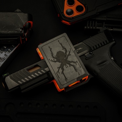 极其氪金LAB锻碳黑标刀卡碳纤维魔术贴士气章