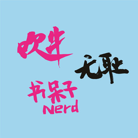 无耻书呆子吹牛个性潮贴涂鸦中英文字汽车贴纸电动车头盔贴纸装饰