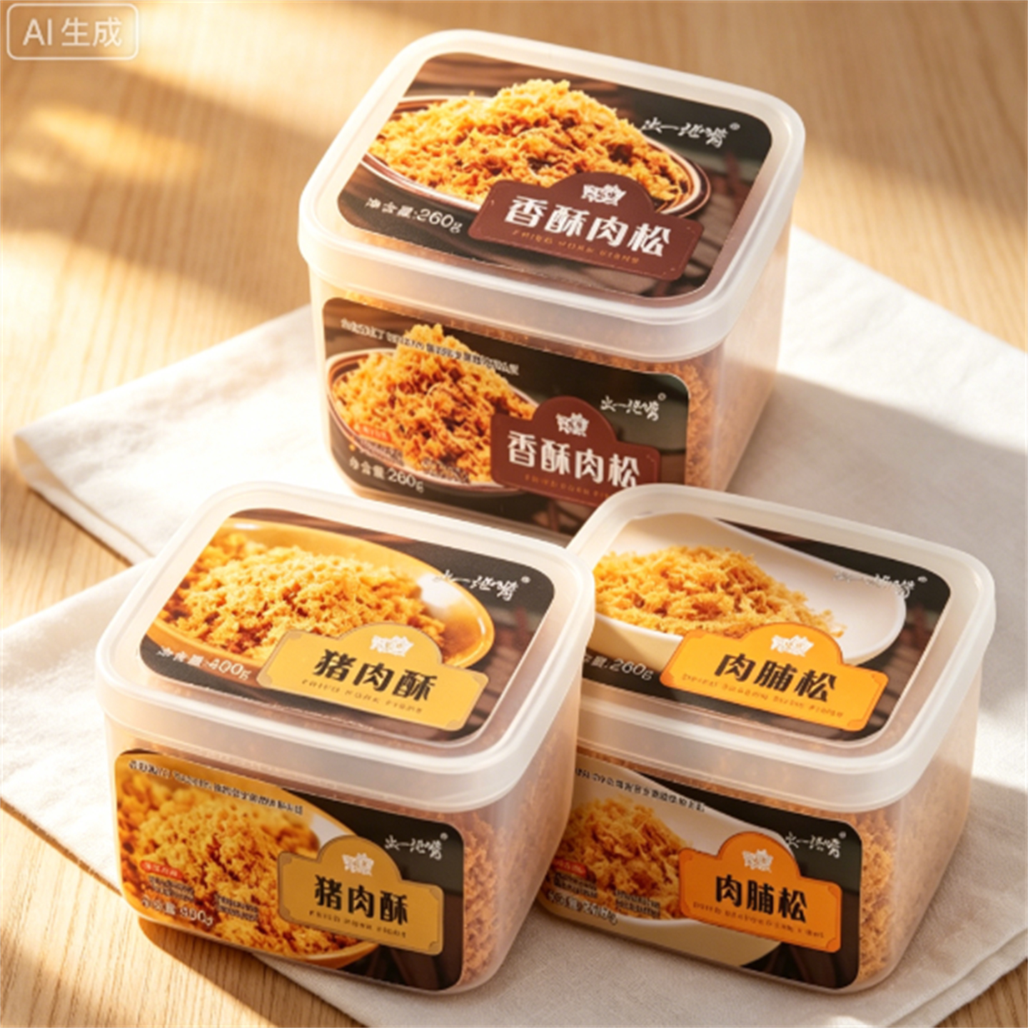 鞍山广达香出品 香酥肉松260g 台湾风味 出一张嘴 猪肉酥肉脯松