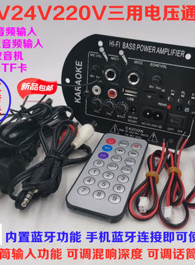 双话筒大功率蓝牙音箱车载通用