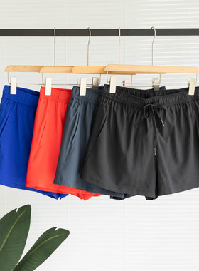 自由表态夏季男士运动短裤速干4分裤抽绳松紧健身裤训练短裤60072