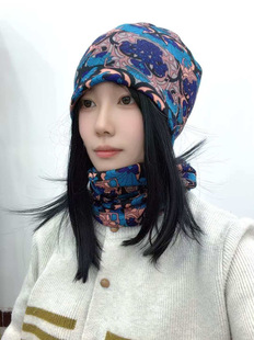 围脖帽子防寒围巾运动骑行防风面罩女护颈保暖两用脖套男