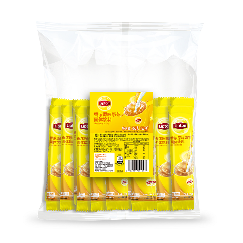 Lipton/立顿速溶奶茶S50 三合一原味奶茶粉香浓15g*50条 750g袋装在类目 咖啡/麦片/冲饮, 藕粉/麦片/冲饮品, 奶茶, 袋装奶茶中 - 来自Buy2taobao.com提供专业的淘宝代购服务