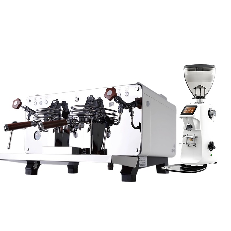 一代双头商用半自动咖啡店意式