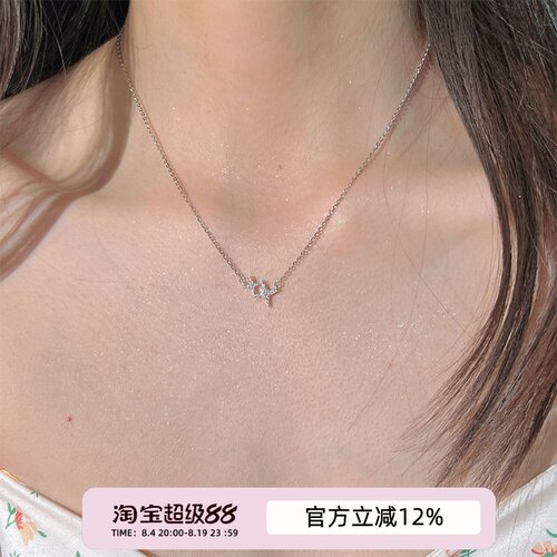 AFunnyStory锆石925银女项链