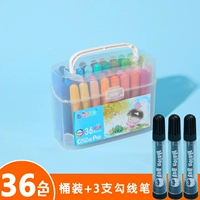 36-цвета бочка белый + 3 черный