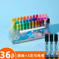 Черный лайнер, 36 цветов, 3 шт