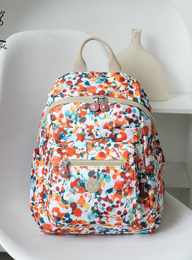 菲都狄都时尚双肩包2026新女户外休闲牛津布背包大容量短途旅行包