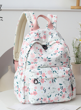 菲都狄都小众双肩防泼水旅行背包高级感大容量通勤背包牛津布轻便