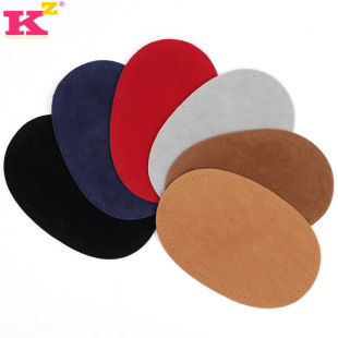 运动肘布 椭圆形护膝肘布 衣服补洞补丁DIY服饰配件绒皮底布贴