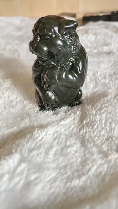 泰山玉生肖虎老虎文玩手把件可爱萌虎玩虎财主虎雕刻摆件虎虎生威