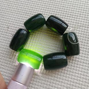 泰山玉大号桶珠手链 高品玉串轻奢高货手串 天然玉石转运珠新中式